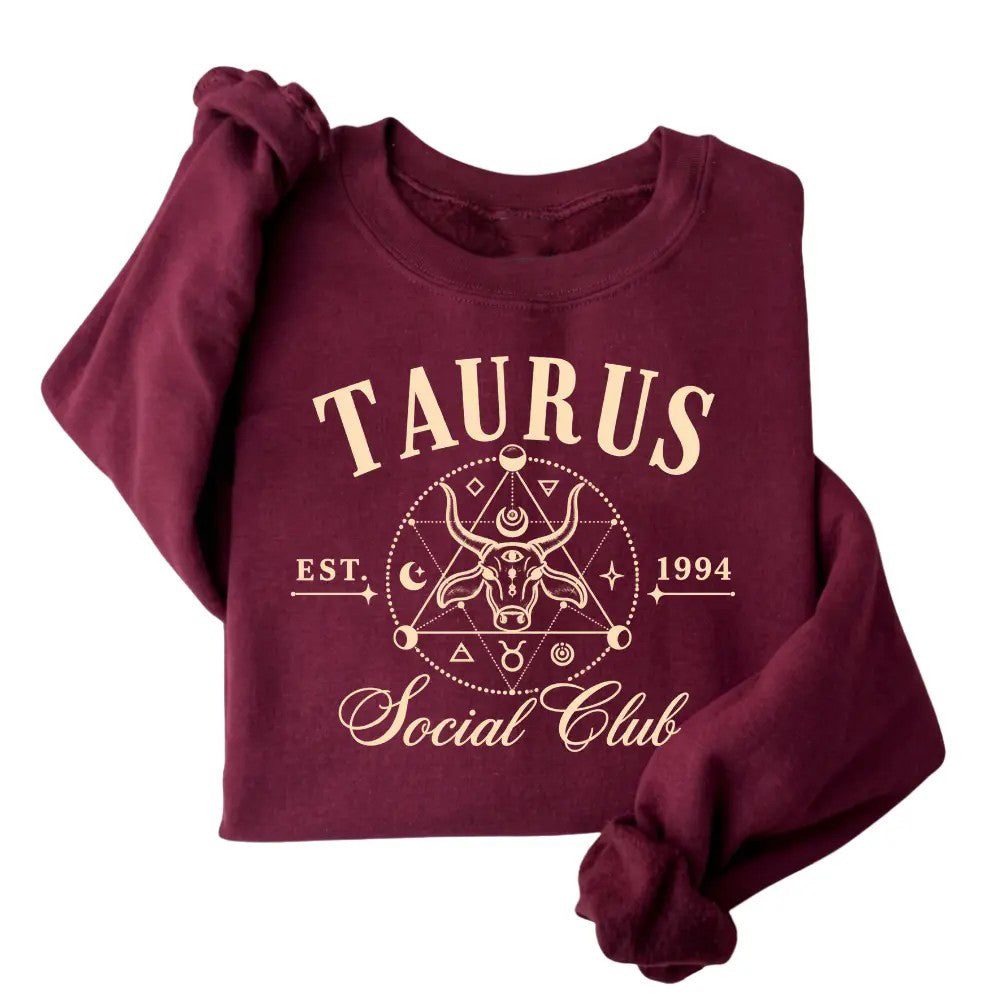 Custom EST Year 12 Zodiac Social Club T-Shirt / Sweatshirt / Hoodie