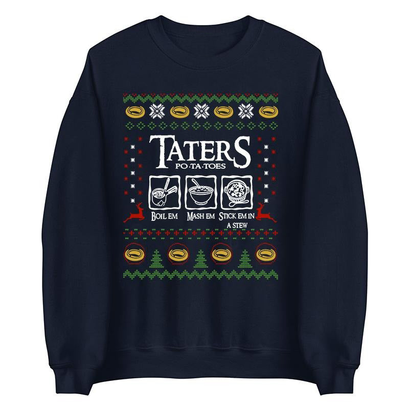 Lord Of The Rings Taters Ugly Christmas T-Shirt / Sweatshirt / Hoodie