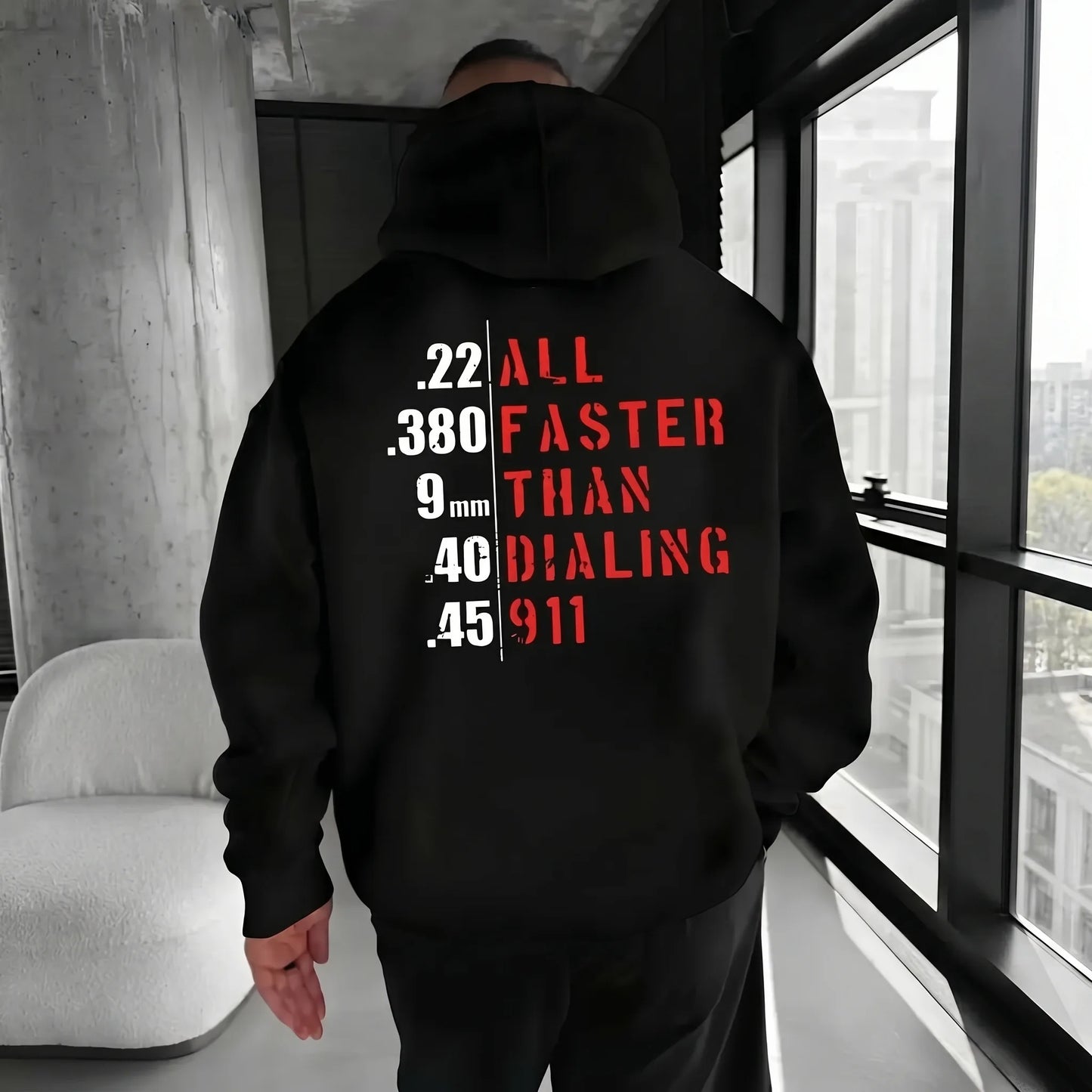 Faster Than Dialing 911 Tactical Humor T-Shirt / Sweatshirt / Hoodie