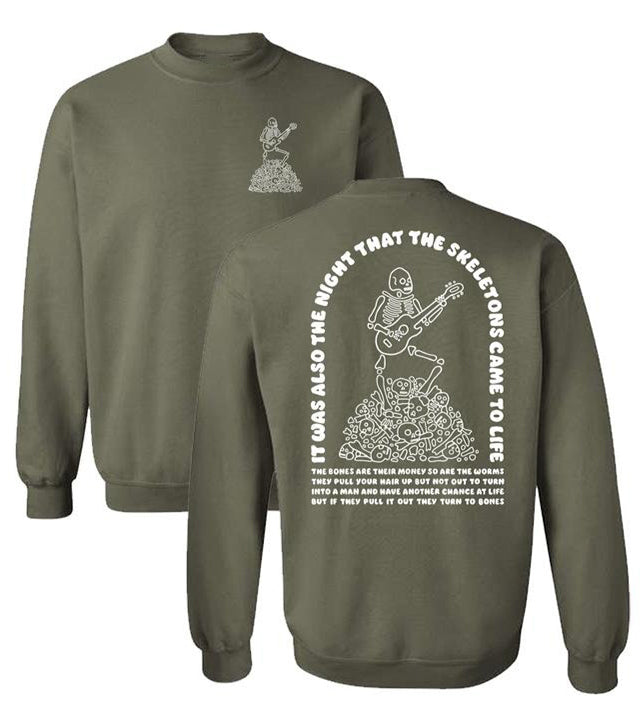 The Night That The Skeletons Came To Life Funny Unisex Casual T-Shirt / Sweatshirt / Hoodie