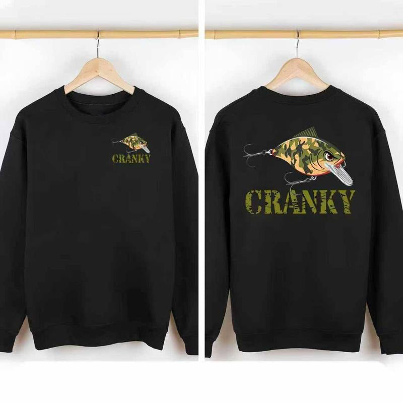Crankbait Fishing Lure Graphic Camo Bass Humor Angler Gift T-Shirt / Sweatshirt / Hoodie