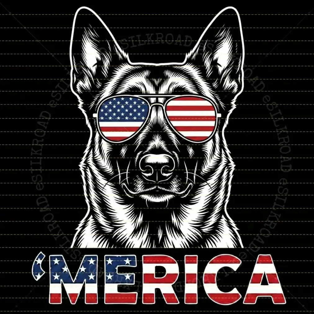 Custom Dog Breed 4th of July Funny Merica Dog Lover T-Shirt / Sweatshirt / Hoodie