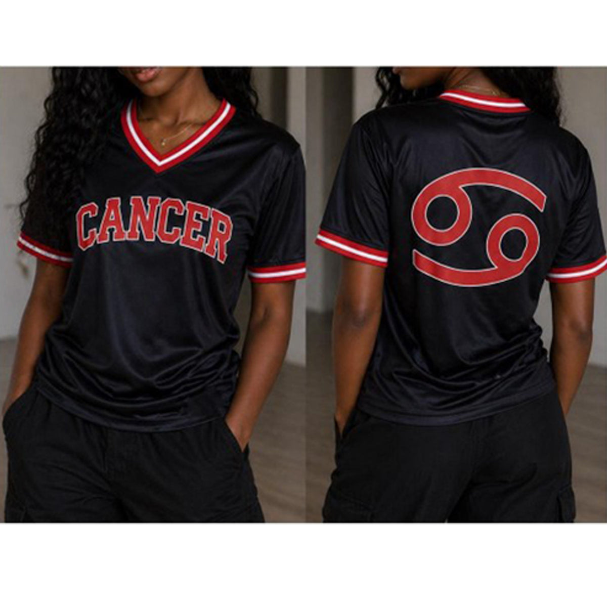 Astrology Breathable Athletic Jersey - Front & Back Summer Design Sports Jersey