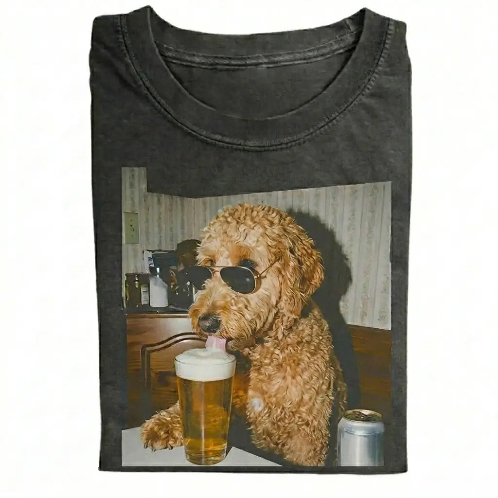 50+ Dog Breeds Available Drinking Beer T-Shirt / Sweatshirt / Hoodie