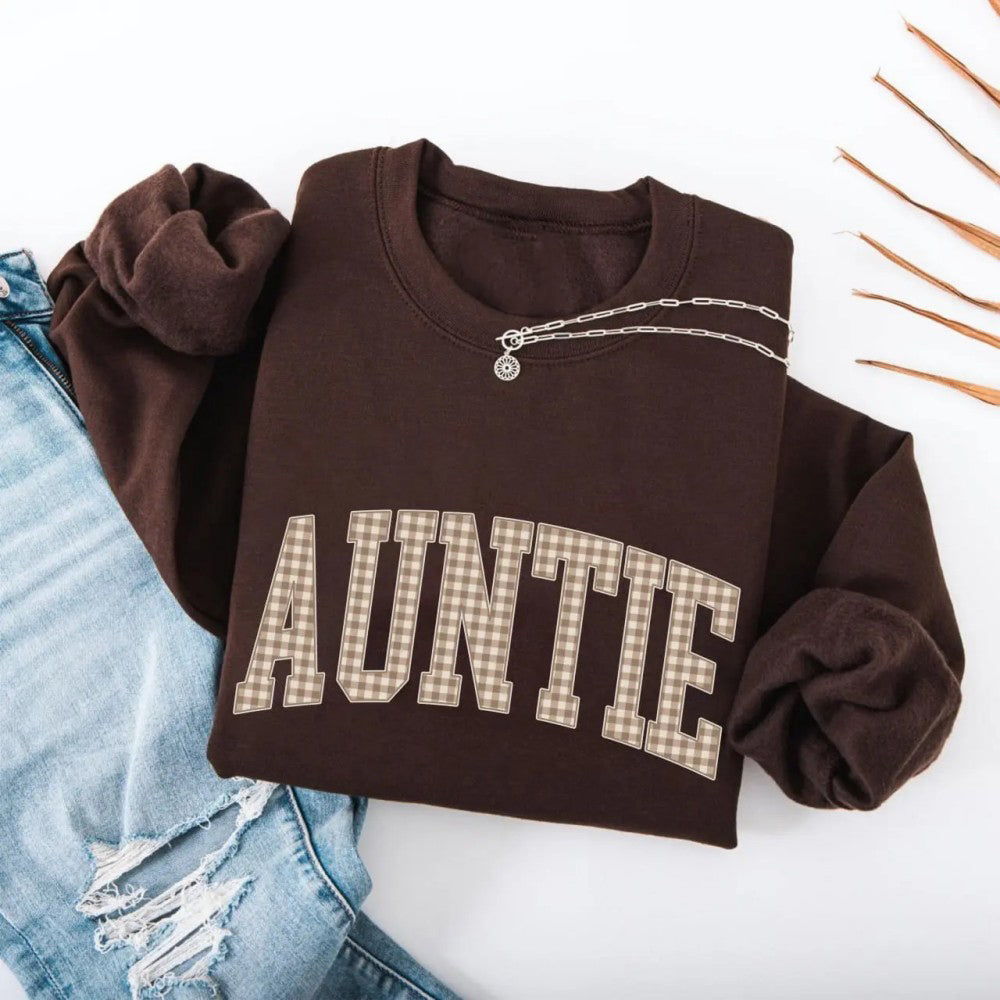 Customize Gingham Mama Trendy Mama New Mama Baby Shower T-Shirt / Sweatshirt / Hoodie