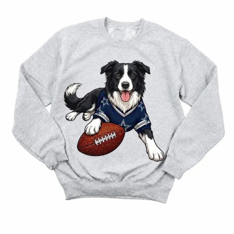 Vintage Football Dog Game Day Dog Lover T-Shirt / Sweatshirt / Hoodie