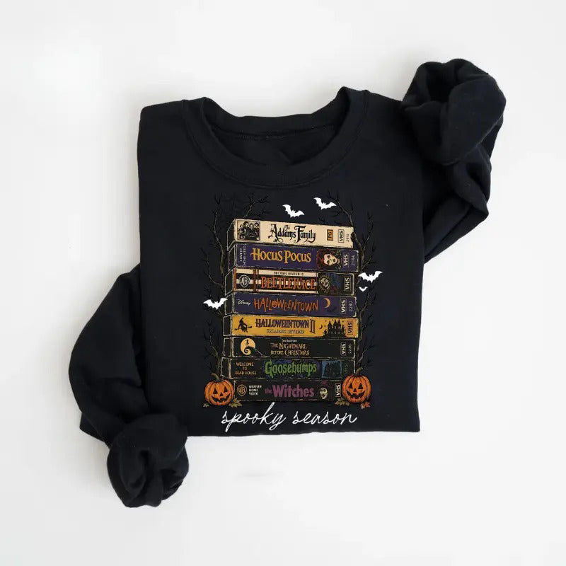 Vintage Halloween Movie Retro Spooky Season T-Shirt / Sweatshirt / Hoodie