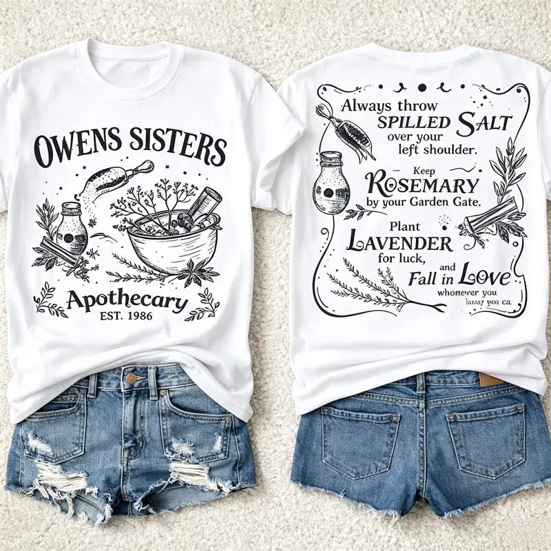 1986 Witchy Herb Graphic Everyday Halloween Birthday Gift T-Shirt / Sweatshirt / Hoodie