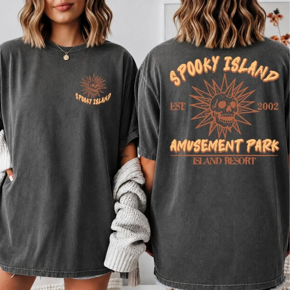 Spooky Island Retro Cartoon Halloween Movie T-Shirt / Sweatshirt / Hoodie