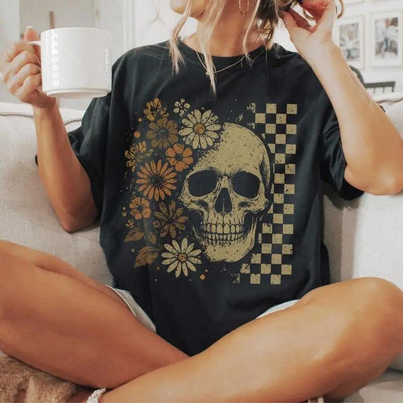 Boho Skull Vintage T-Shirt / Sweatshirt / Hoodie