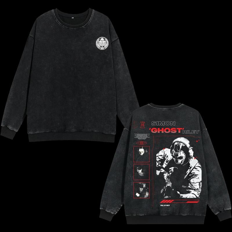 Ghost COD Double Printed T-Shirt / Sweatshirt / Hoodie