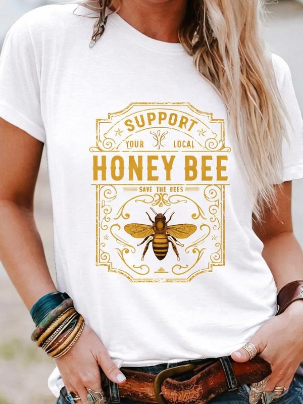 Support Honey Bee Vintage Nature T-Shirt / Sweatshirt / Hoodie