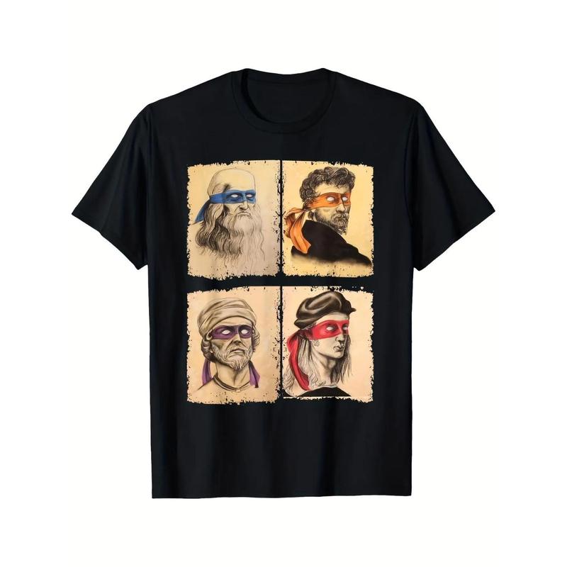 Humorous Italian Artists and Teenage Mutant Ninja Turtles Artwork T-Shirt / Sweatshirt / Hoodie
