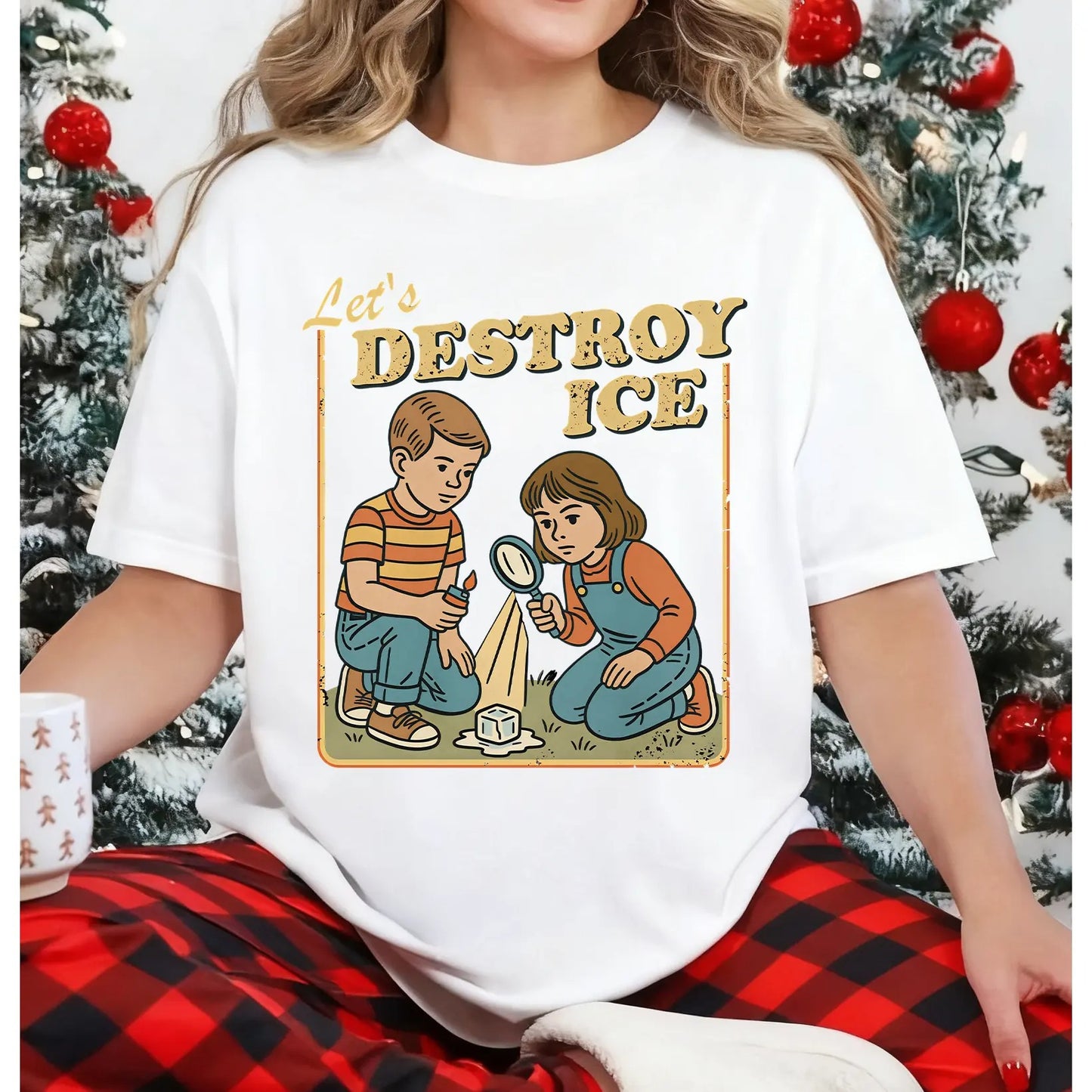 Let's Destroy Ice Human Rights Support Vintage T-Shirt / Sweatshirt / Hoodie