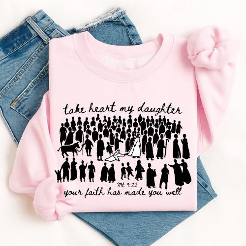 Christian Bible Verse Woman Touches Jesus Faith-Based T-Shirt / Sweatshirt / Hoodie