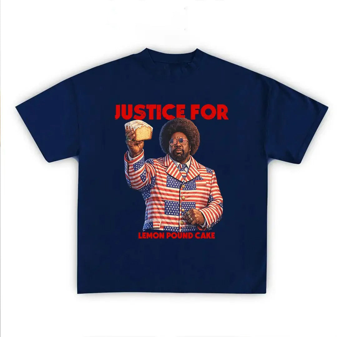 Justice For Lemon Pound Cake Funny Retro Unisex T-Shirt / Sweatshirt / Hoodie