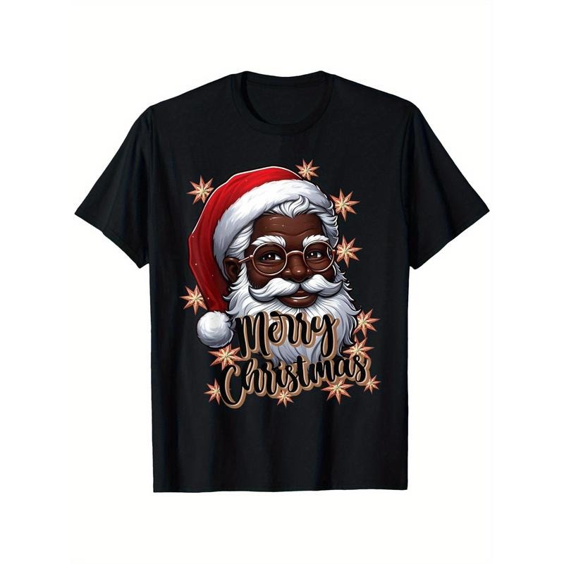 African American Santa Christmas Holiday Family Funny Bold Design T-Shirt / Sweatshirt / Hoodie