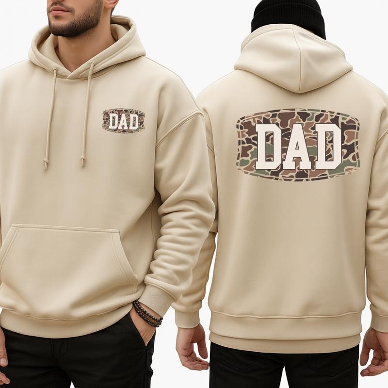 Camo Dad Funny Graphic Casual Streetwear Gift T-Shirt / Sweatshirt / Hoodie