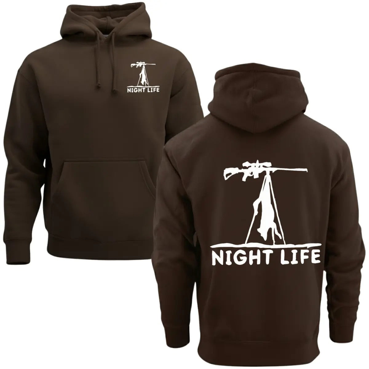 Coyote Night Life Predator Hunting Gift For Hunters T-Shirt / Sweatshirt / Hoodie