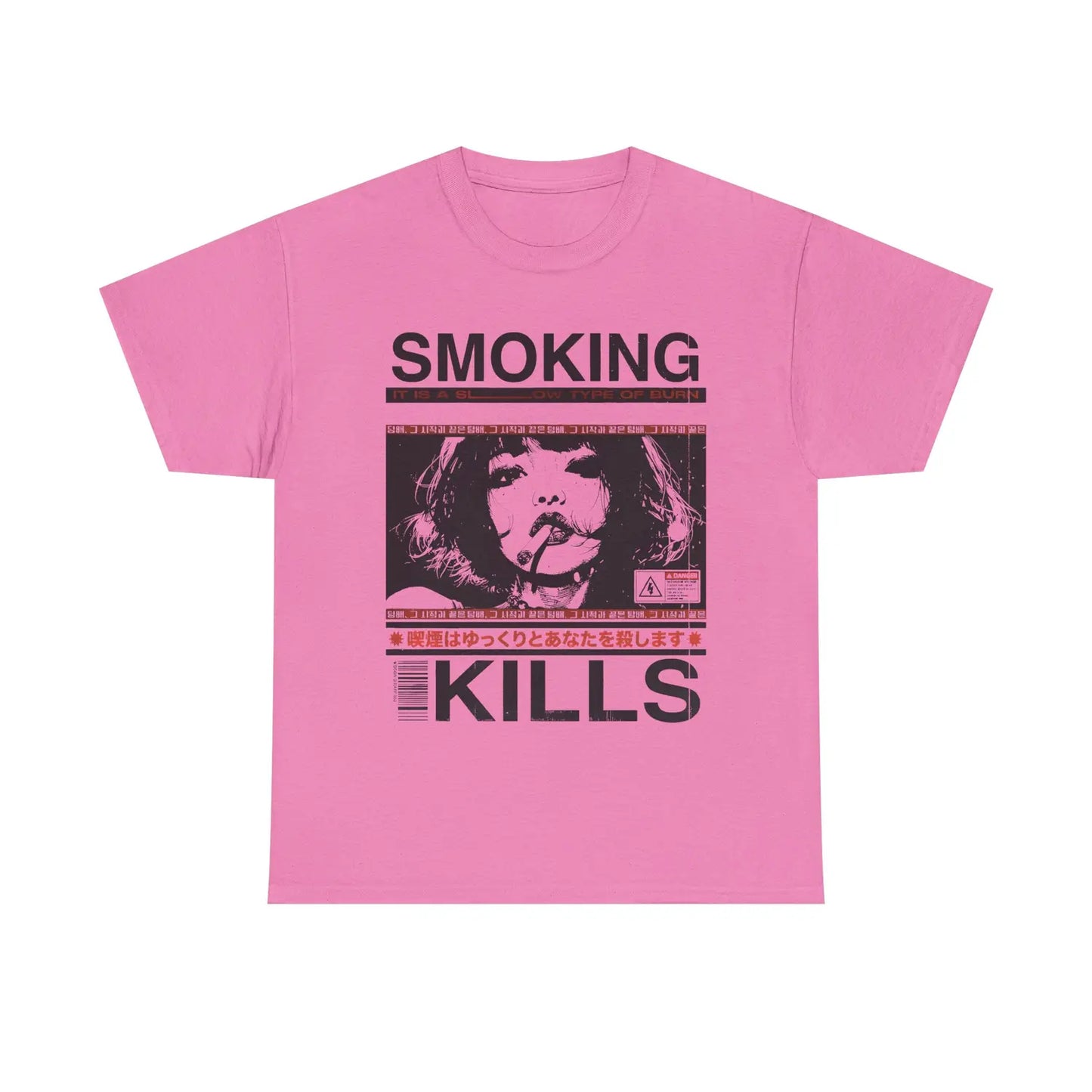 Smoking Kills Retro Manga Style Graphic T-Shirt / Sweatshirt / Hoodie