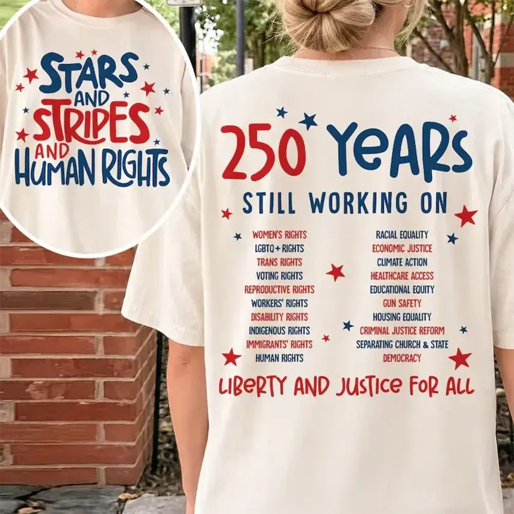 Stars Stripes And Human Rights T-Shirt / Sweatshirt / Hoodie