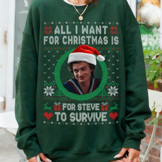 All I Want For Christmas Is Stranger Thing Unisex For Fan T-Shirt / Sweatshirt / Hoodie