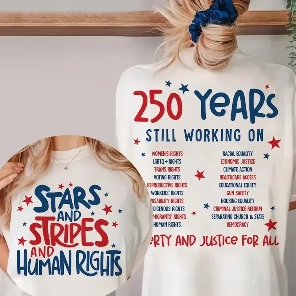 Stars Stripes And Human Rights T-Shirt / Sweatshirt / Hoodie