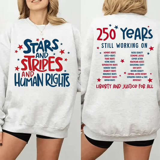 Stars Stripes And Human Rights T-Shirt / Sweatshirt / Hoodie