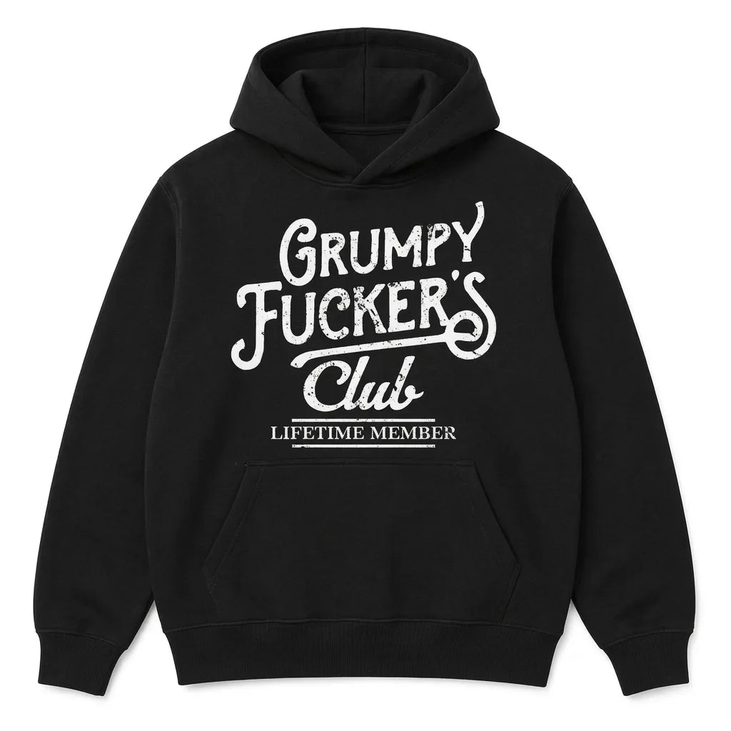 Grumpy F*ckers Club Vintage Humor Graphic T-Shirt / Sweatshirt / Hoodie