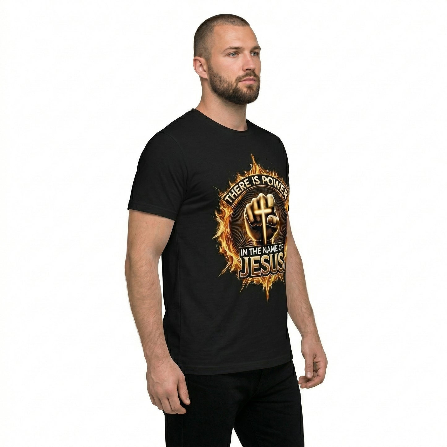 There Is Power In The Name Of Jesus Faith Christian T-Shirt / Sweatshirt / Hoodie
