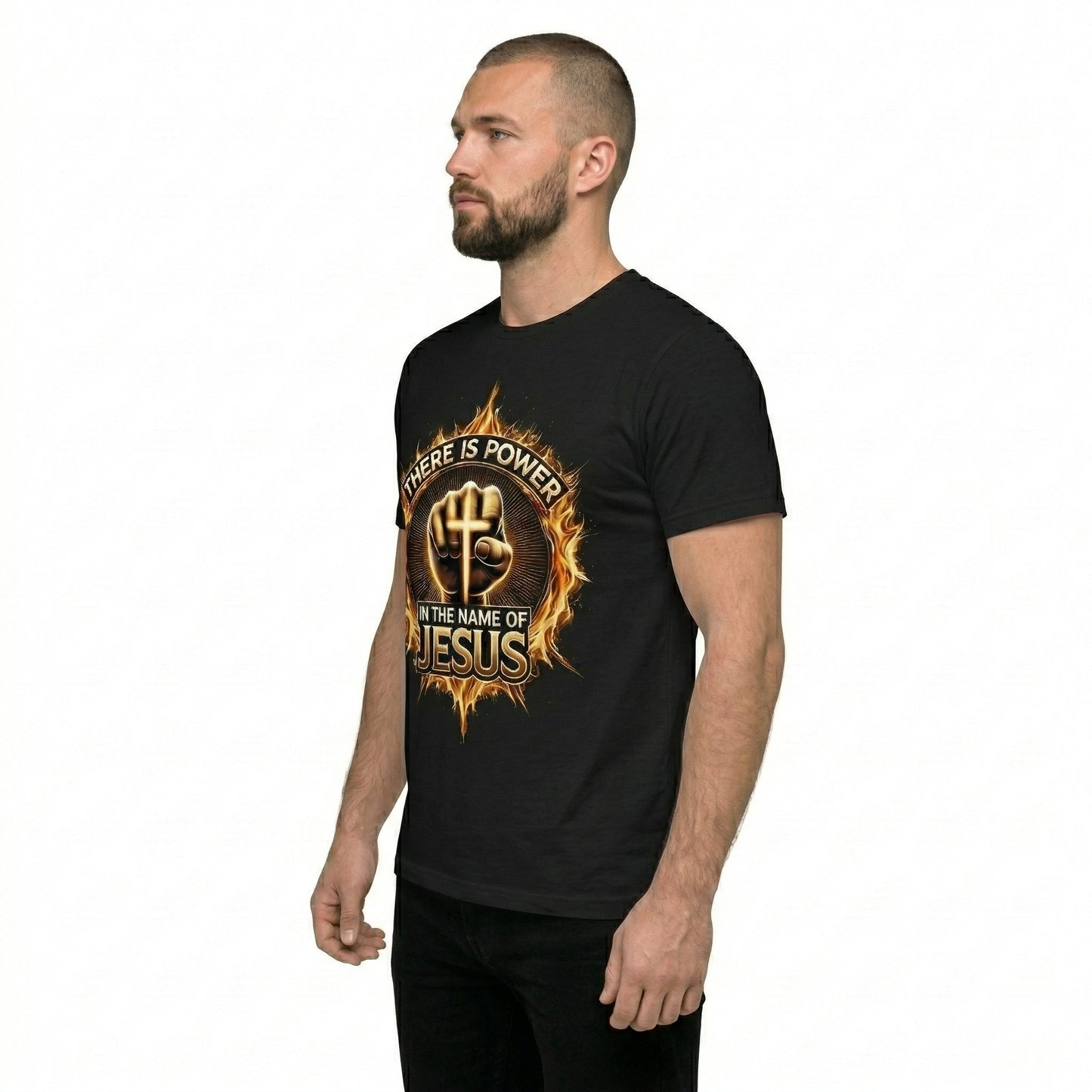There Is Power In The Name Of Jesus Faith Christian T-Shirt / Sweatshirt / Hoodie