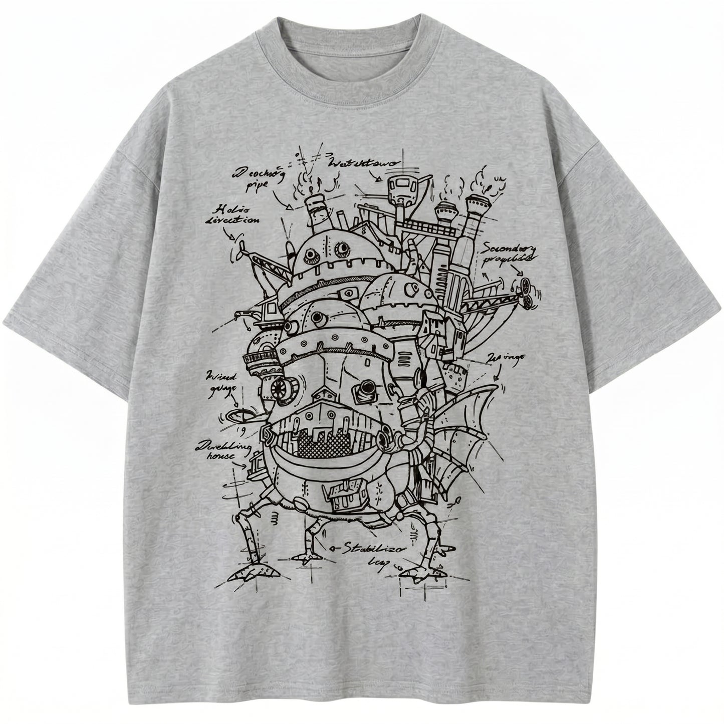 Howl’s Moving Castle Vintage Anime T-Shirt / Sweatshirt / Hoodie