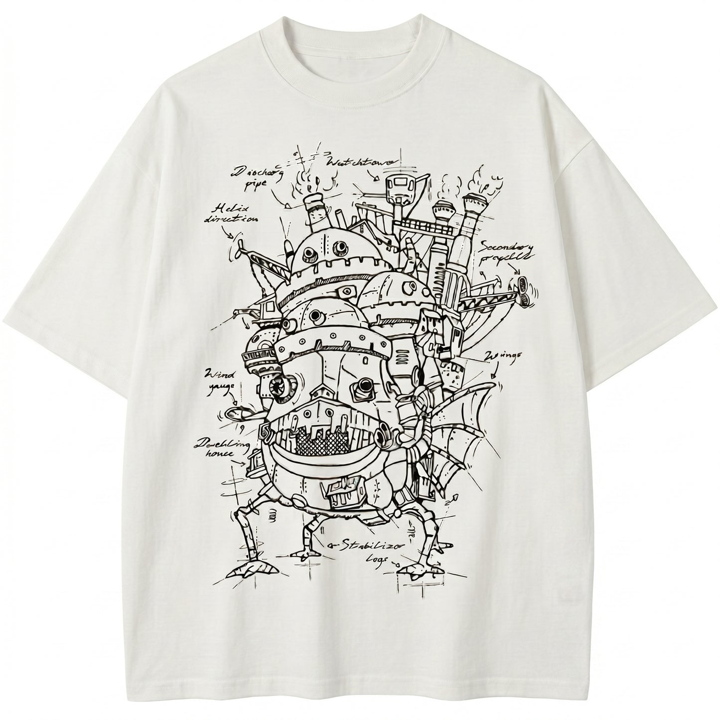 Howl’s Moving Castle Vintage Anime T-Shirt / Sweatshirt / Hoodie