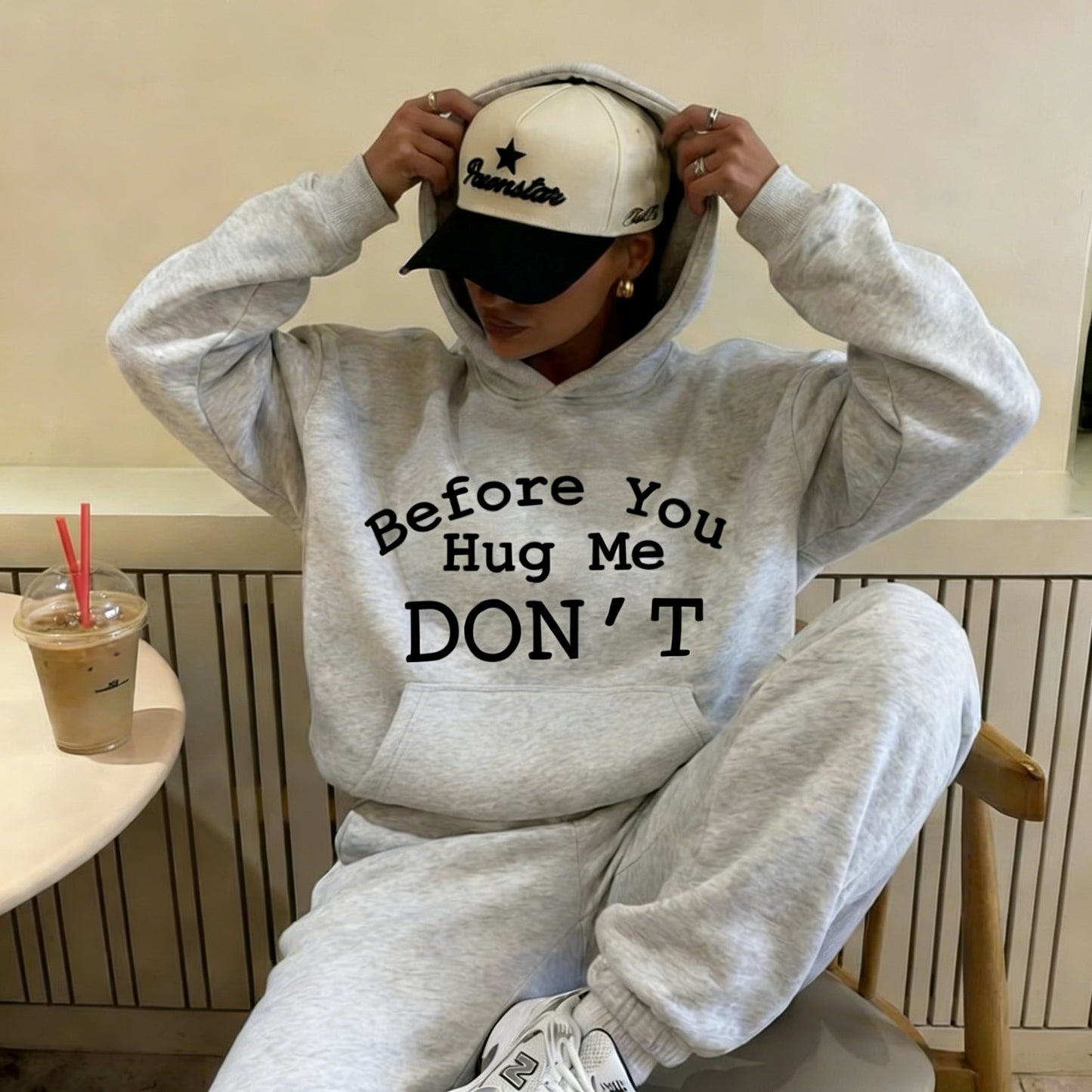 Before You Hug Me Don't Funny Introvert Quote Casual T-Shirt / Sweatshirt / Hoodie