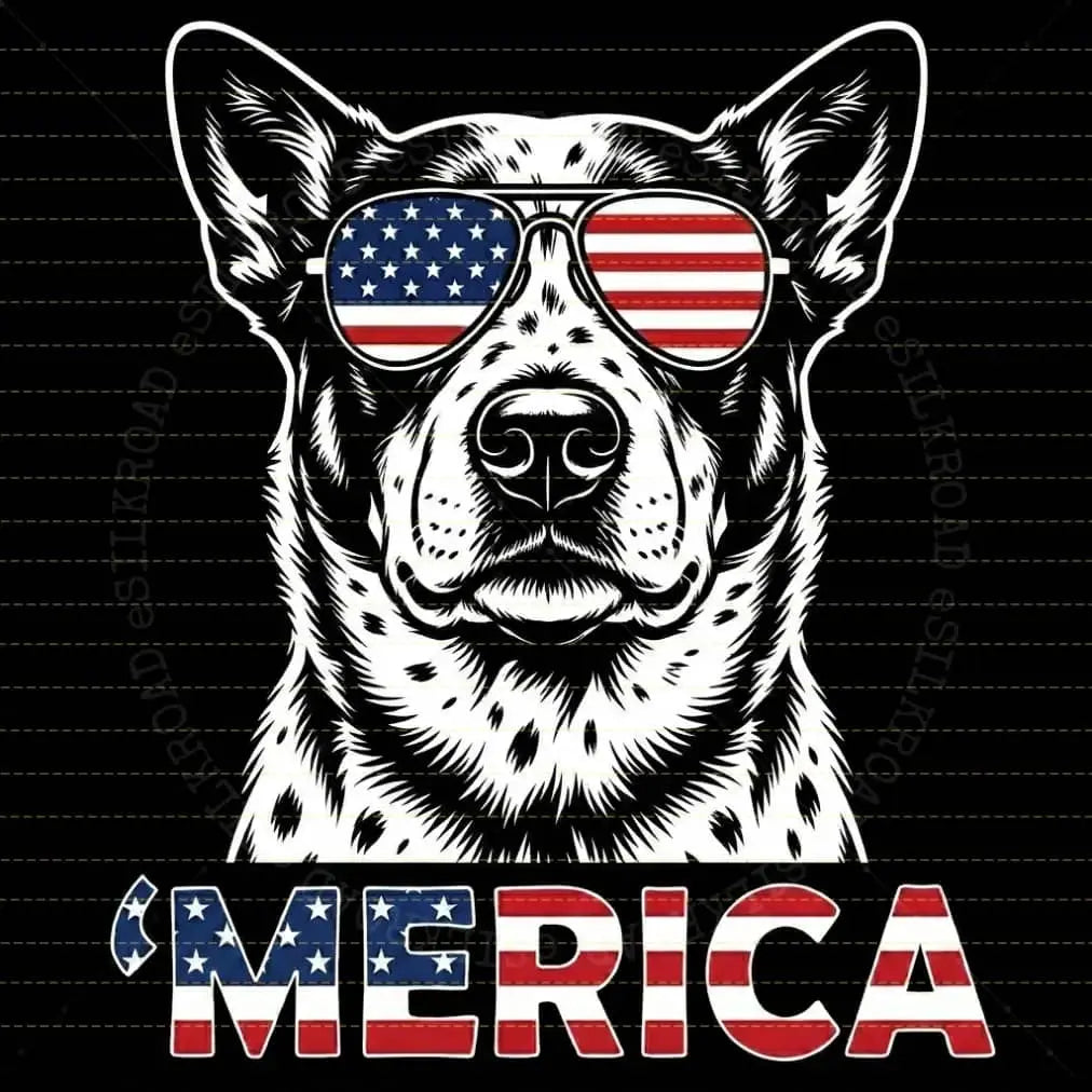 Custom Dog Breed 4th of July Funny Merica Dog Lover T-Shirt / Sweatshirt / Hoodie