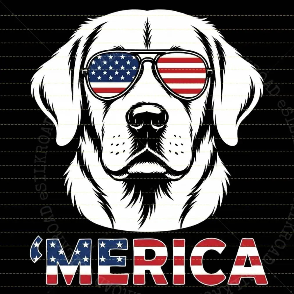 Custom Dog Breed 4th of July Funny Merica Dog Lover T-Shirt / Sweatshirt / Hoodie