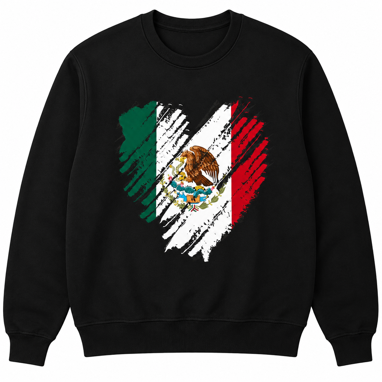 Mexico City Mexican Flag Heart Gift Mexico T-Shirt / Sweatshirt / Hoodie