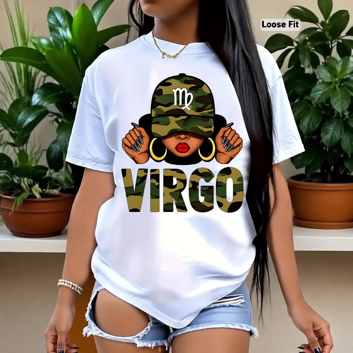 12 Zodiac Signs Shirt Cute Camo Character Constellation Graphic T-Shirt / Sweatshirt / Hoodie