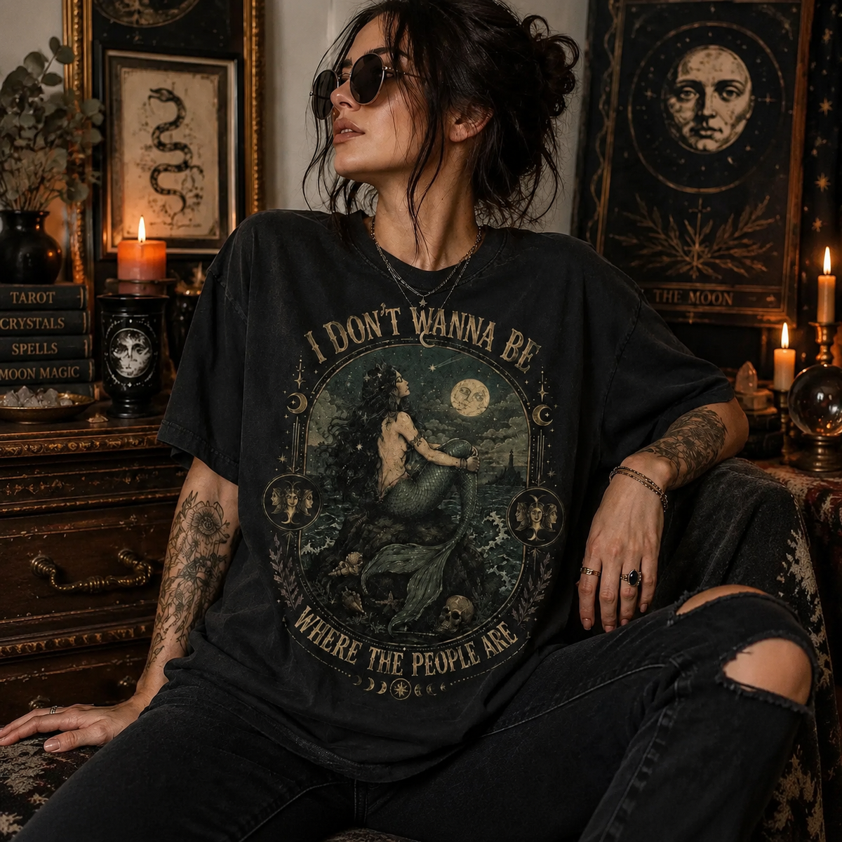 Siren I Don't Wanna Be Where The People Are T-Shirt / Sweatshirt / Hoodie