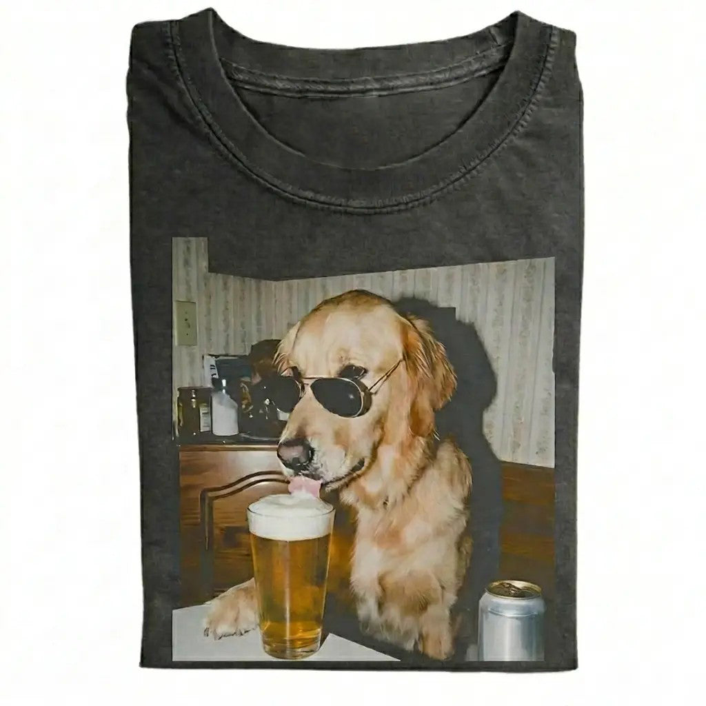 50+ Dog Breeds Available Drinking Beer T-Shirt / Sweatshirt / Hoodie