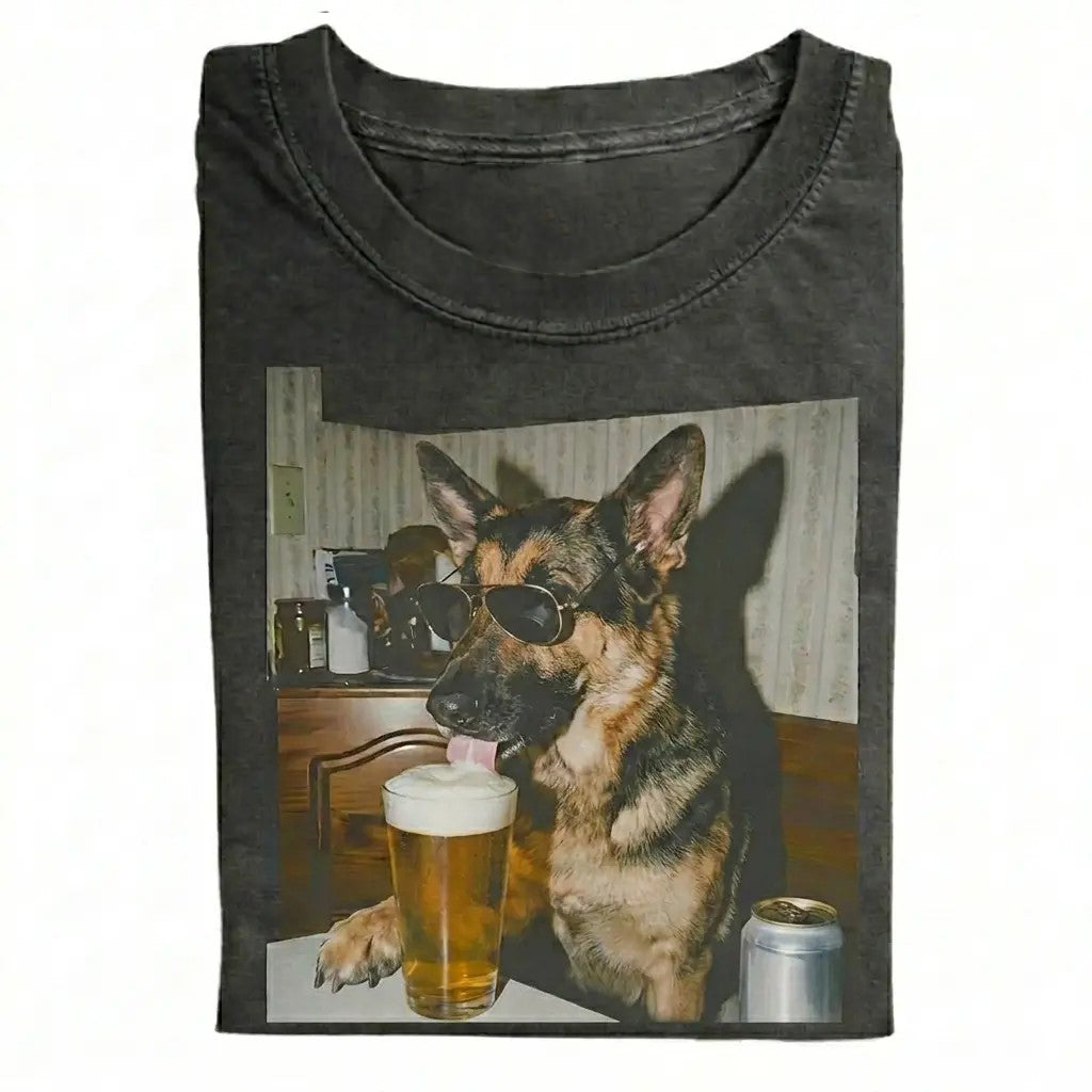50+ Dog Breeds Available Drinking Beer T-Shirt / Sweatshirt / Hoodie
