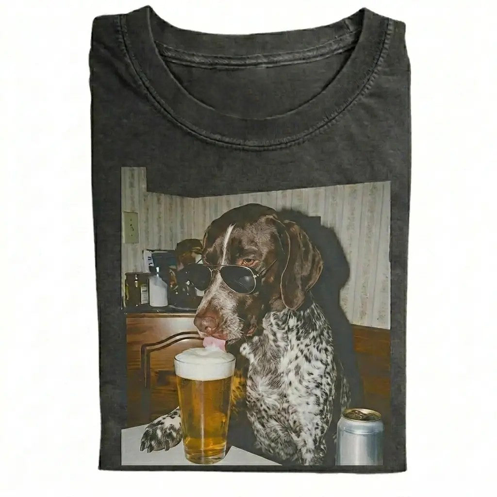 50+ Dog Breeds Available Drinking Beer T-Shirt / Sweatshirt / Hoodie