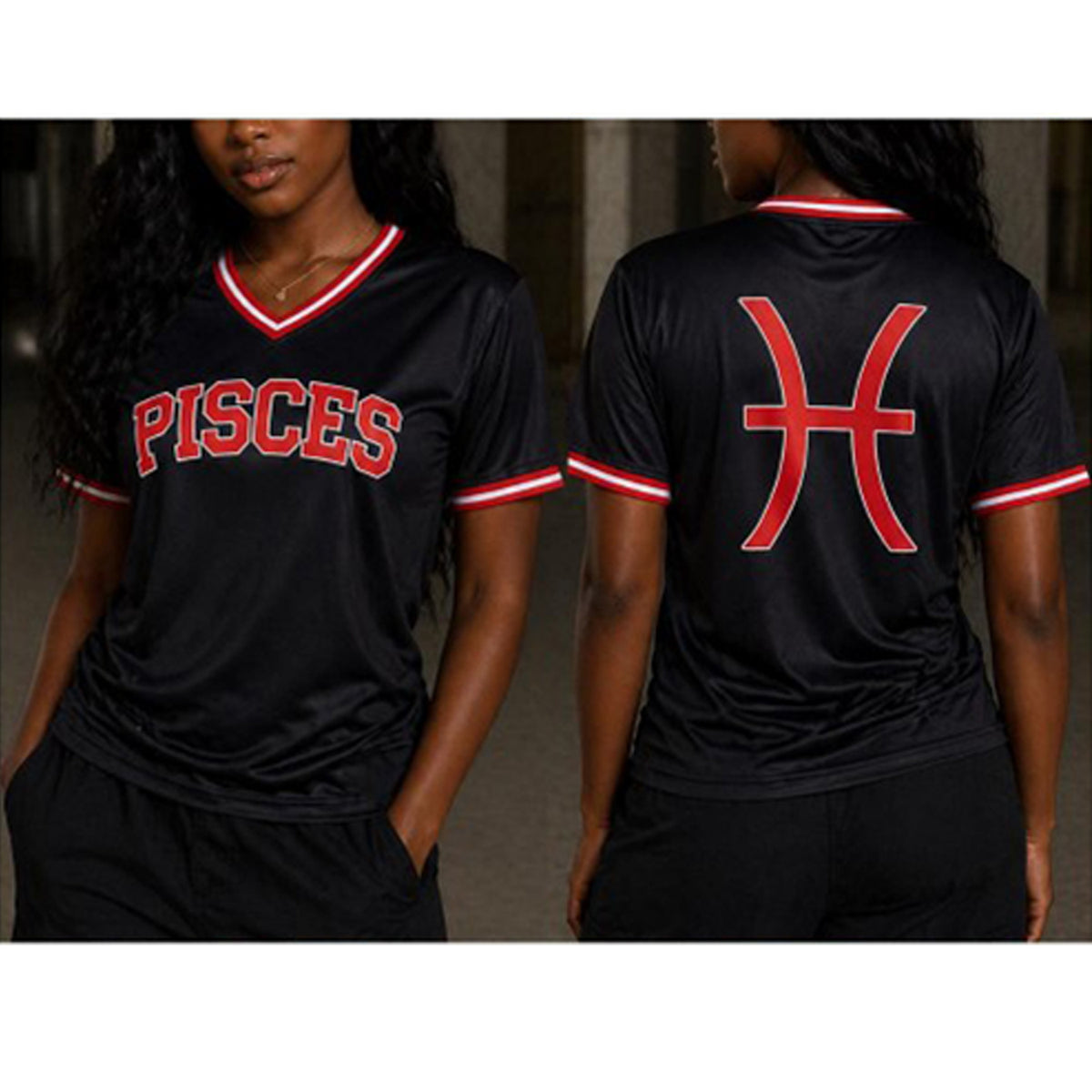 Astrology Breathable Athletic Jersey - Front & Back Summer Design Sports Jersey