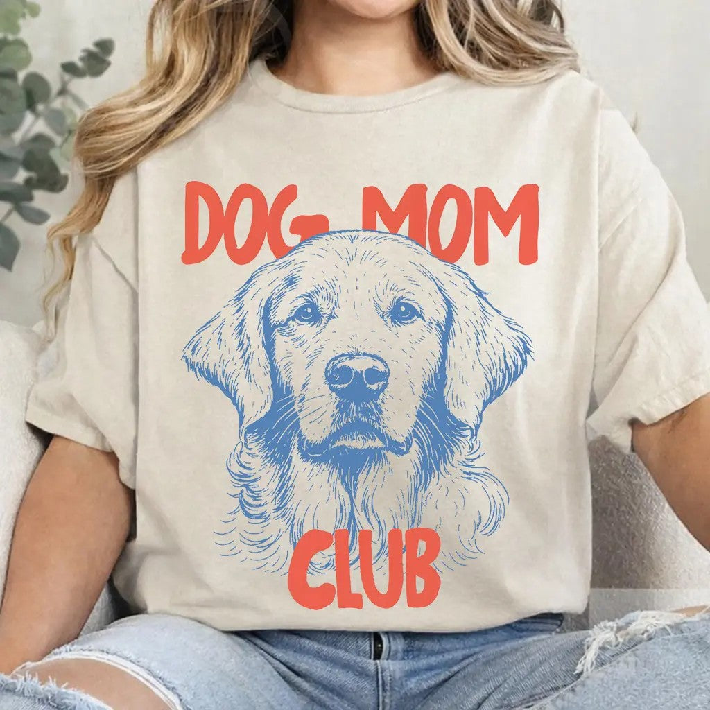 Puppy Love Dog Showcasing 50 dog breeds in Dog Mom Graphic T-Shirt / Sweatshirt / Hoodie