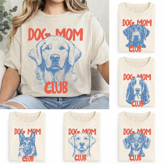 Puppy Love Dog Showcasing 50 dog breeds in Dog Mom Graphic T-Shirt / Sweatshirt / Hoodie
