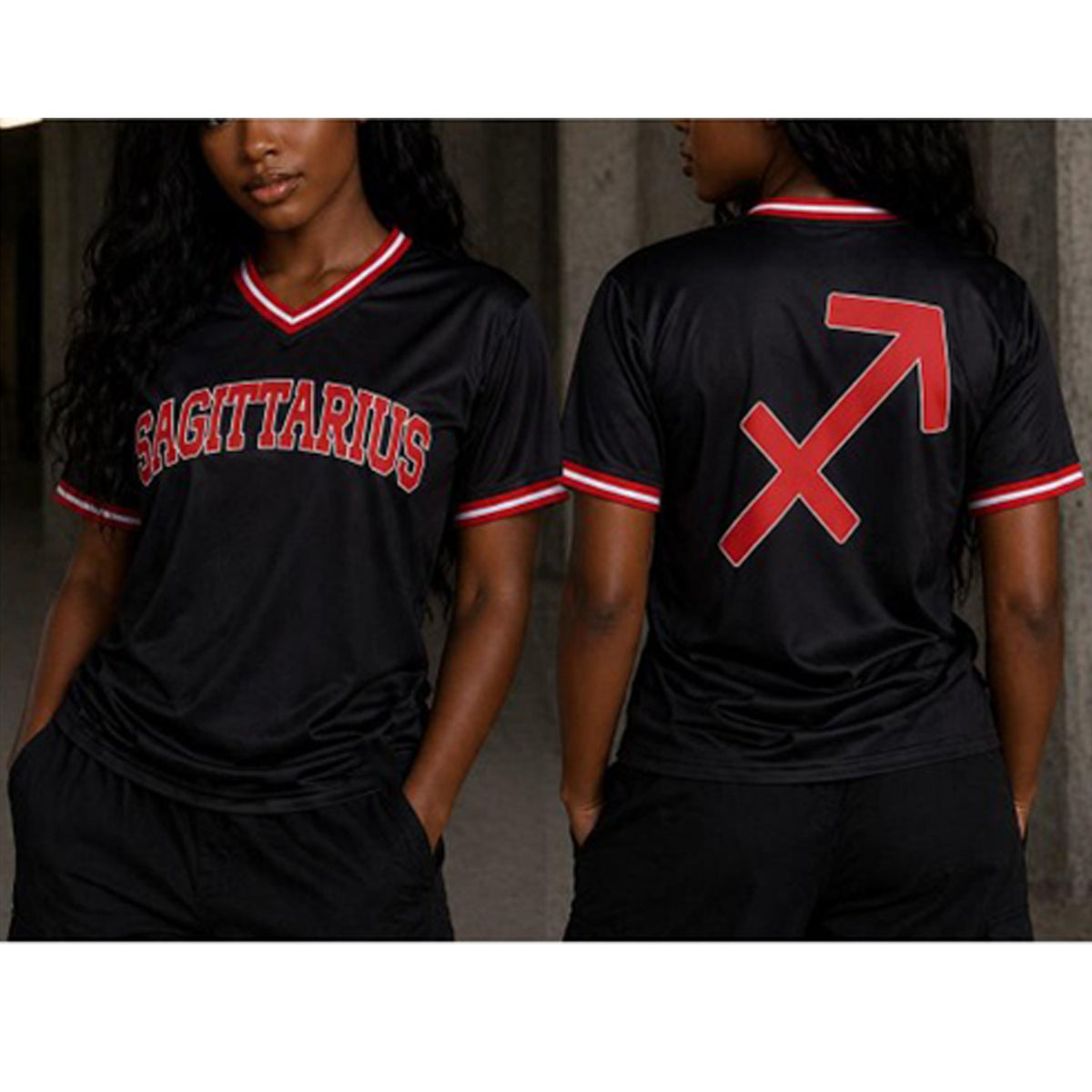 Astrology Breathable Athletic Jersey - Front & Back Summer Design Sports Jersey