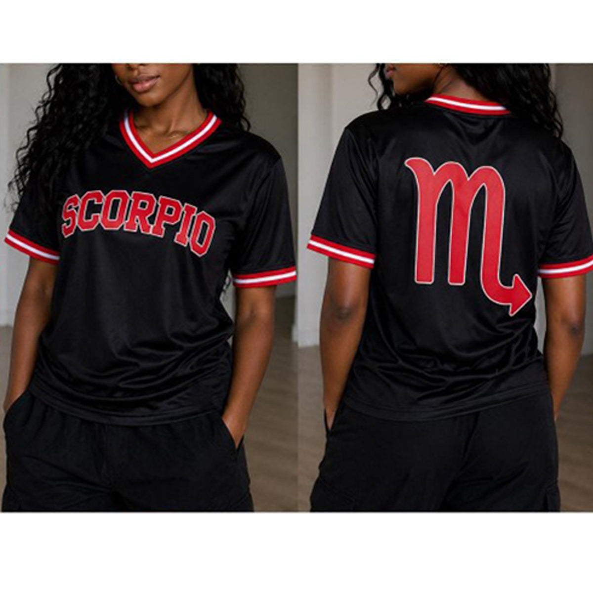 Astrology Breathable Athletic Jersey - Front & Back Summer Design Sports Jersey