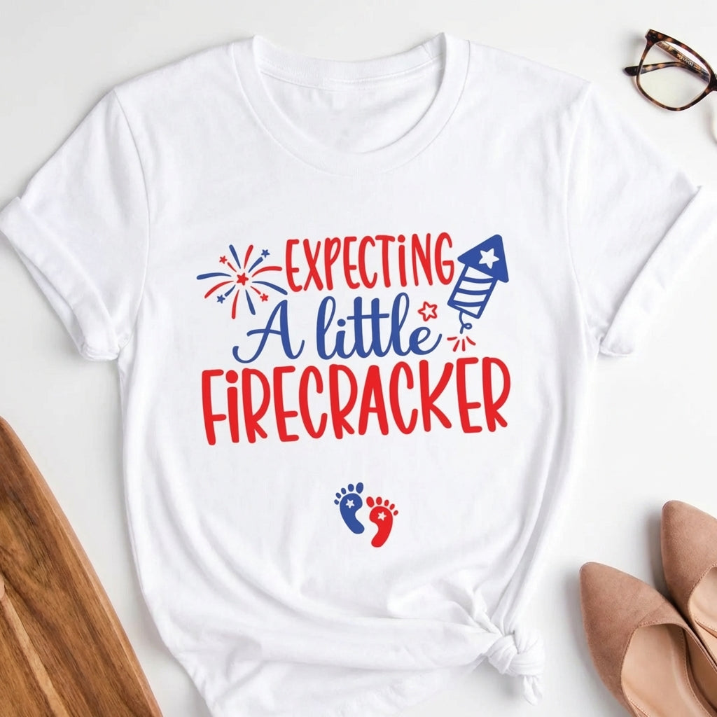 Couples 4th of July Pregnancy Announcement T-Shirt / Sweatshirt / Hoodie