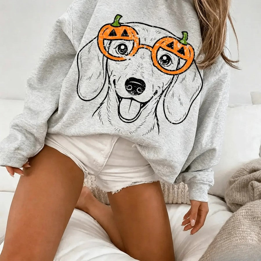 Custom 50+ Dog Breeds Halloween Funny Spooky Puppy Graphic Trick-or-Treat T-Shirt / Sweatshirt / Hoodie