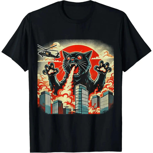 Black Cat Japanese Art Funny Cat T-Shirt / Sweatshirt / Hoodie